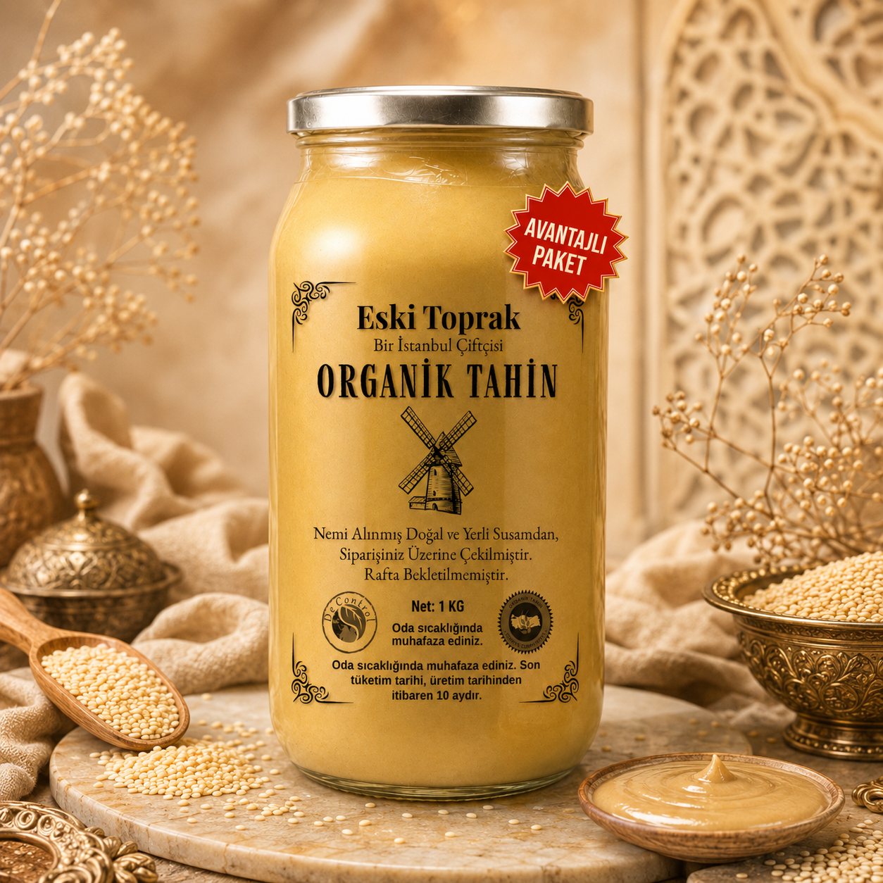 Organik Tahin (1 Kg)